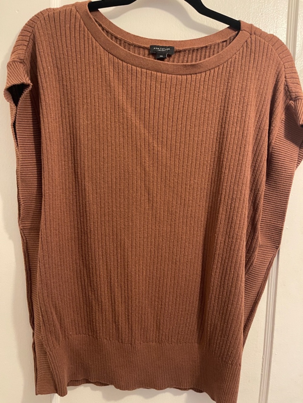 20. Ann Taylor Factory Brown Knit Vest